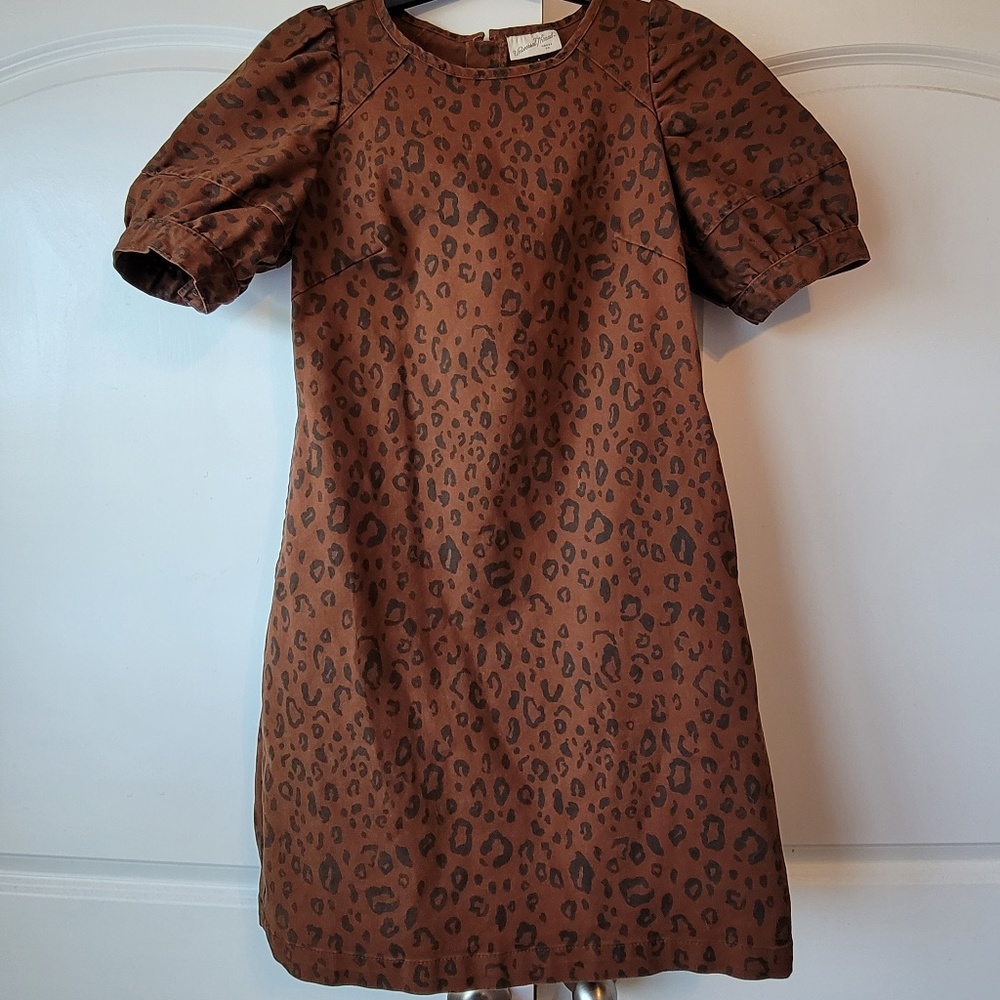 Universal Thread Goods Co. Leopard Print Dress with Pockets